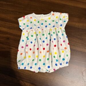 Baby girl primary romper